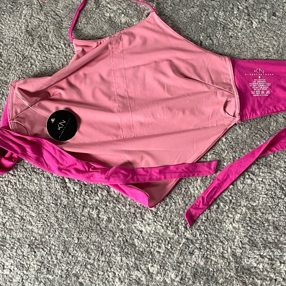 Bandana classy network pink crop top - Picture 6 of 7